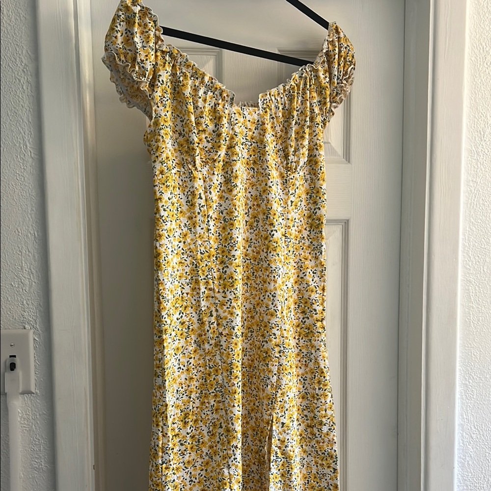 Floral Off-Shoulder Dress